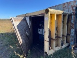 6ft X 13ft X 6ft High Steel Enclosure, (Houses Hydraulic Power Unit)