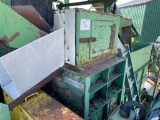 Jeffries Mod 34 Armor Plate Chip-Size Grinder W/ Substructure & Stairs, 75hp Motor, SN: 1009165A
