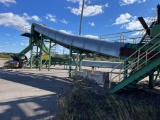 Dingwells 36inch X 80ft Covered Flight Belt Conveyor W/ Falk Drive &15hp Electric Motor, Catwalk & S