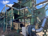 Approx 32inch Blower W/ 10hp Motor W/ Intake & Out-Take Pipe & Diverter