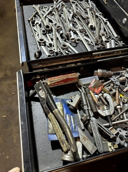 All Tools And Contents In Tool Boxes And On Truck Bed (Tool Boxes Do Not Sell, Boxes Are Welded To T
