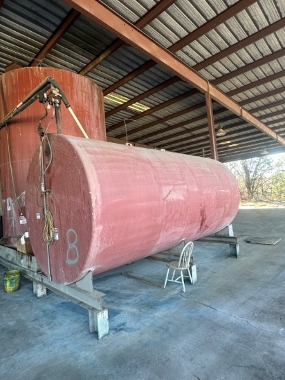 Horizontal 8ft X 16ft Tank (Brown)