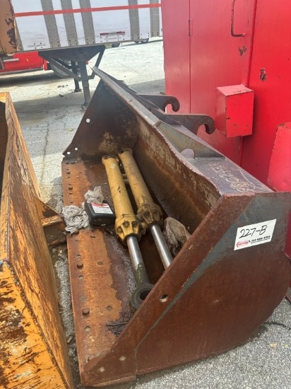 Approx 2 Yd Material Bucket Attachment Fits Tool Carrier Coupler. Located At 350 Patton Dr SW., Atla