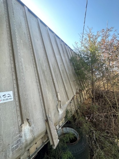 45ft Tandem Axle Open Top Trailer, Scrap Lot, No Title