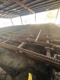 48ft Wide X 26ft Long 17 Strand Live Deck, Hydraulic Driven With 10 Ft On Pivot Operated By Hydrauli