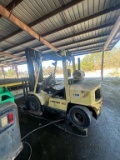 Hyster H80XM Skid Steer Parts Machine, Open Cab, Side Shift With Solid Tires, 4ft Forks Vin # K00500