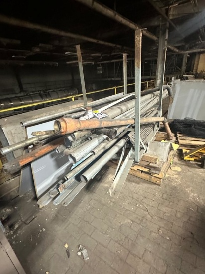 Pallet Of Assortment Electrical Conduit And Steel Pipe. Located At 1602 Musser St., Musc