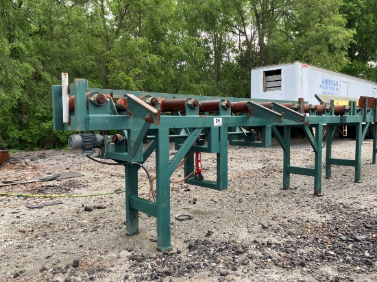 18ft 5inch With 24inch Rollers. Not Installed. Located At 1602 Musser St., Muscatine, IA