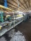 Fulghum 20inch X 80ft Vibratory Conveyor With 10inch Deep Sides, Transition To Chipper And Drive