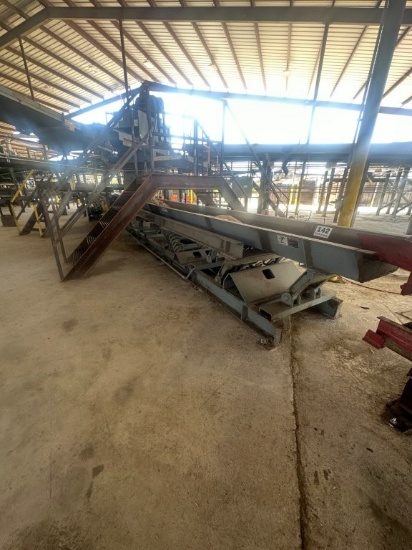 Webster 18inch X 85ft X 10inch Deep Vibratory Conveyor With Drive (Bolted To Embedded Steel For Easy