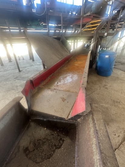Mellot 24inch X 38ft X 7-1/2inch Deep Vibratory Conveyor With Drive, Has Dust Screen Capabilities Wi