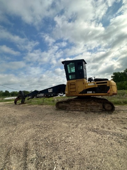 Cat 320D Tracked Knuckle Boom Loader Model 320DLL With Climate Controlled Cab Shows 11798 Hrs S/NGKS