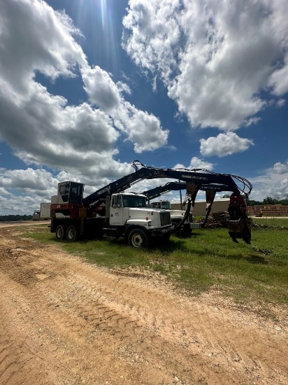 Prentice 384 Truck Mounted KBL With John Deere 6.8 Engine, Shows 8962 Hours, Mounted on 1999 Volvo T