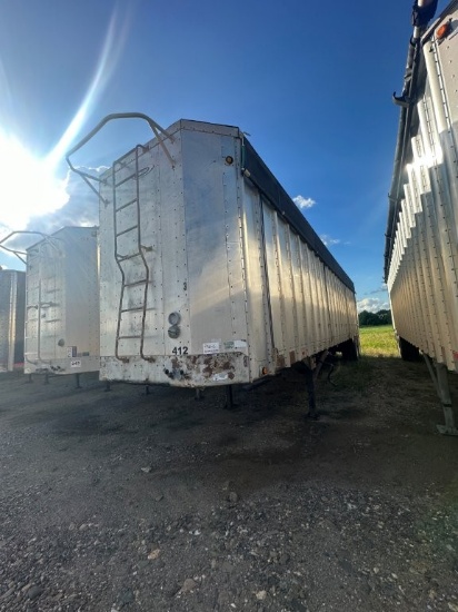 45ft Tandem Axle Open Top Chip Trailer Plate# 5FT-925 #412