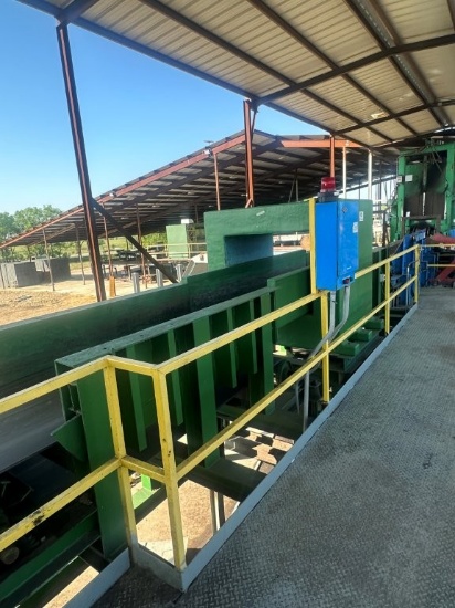 MDI Surround Metal Detector With 36inch X 21ft Feed Thru Belt Conveyor With Electric Drive, Chassis