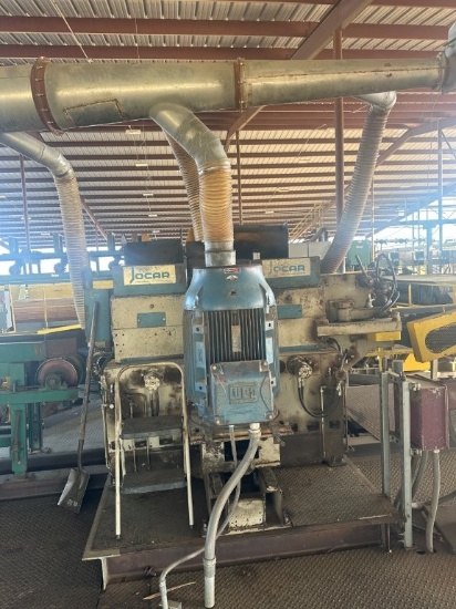 2012 Jocar  Vertical Double Arbor Slab Recovery Gang Rip Saw, Model MDHM 200/160F S/N 222, 85 KW(114