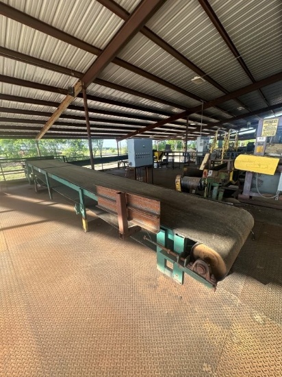 42inch X 24ft 8inch Belt Transfer Conveyor With Electric Drive (Part Of Slab Recovery System)