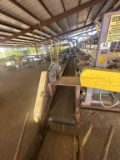 Material Take Away Belt Conveyor 12inch X 18ft With 6inch Tall Sides, Electric Drive