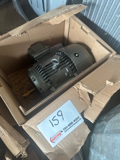 New In Box ABB 5hp 3 Phase Electric Motor