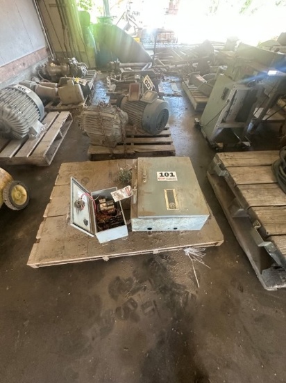 (2) Electrical Control Boxes with Motor Starters
