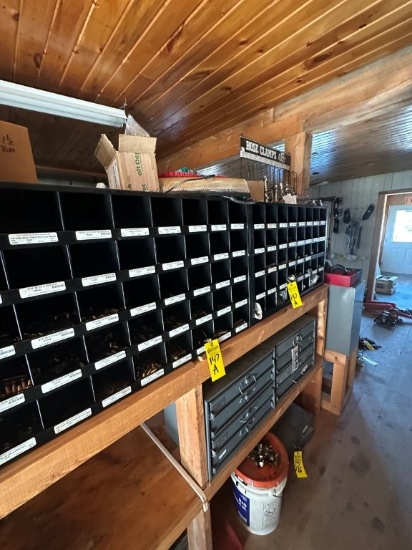 (3) Bolt Bins with Contents Includes Contents on Top of Bins