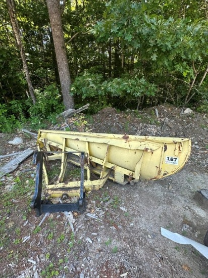 Snow Plow Loader Attachment CAT Coupler