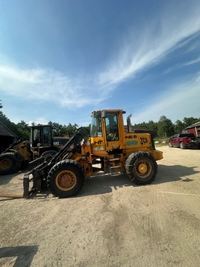 JCB 416B Tool Carrier Wheel Loader with Climate Controlled Operator Cab, 17.5-25 Tires, Quick Attach