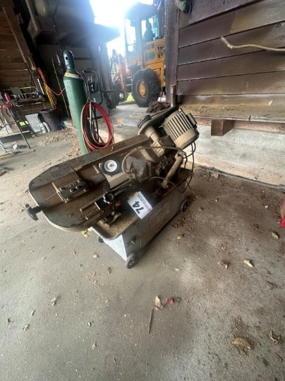 MSC Metal Cutting Band Saw with 7inch X 12inch Capacity, Single Phase Power, S/N 440563