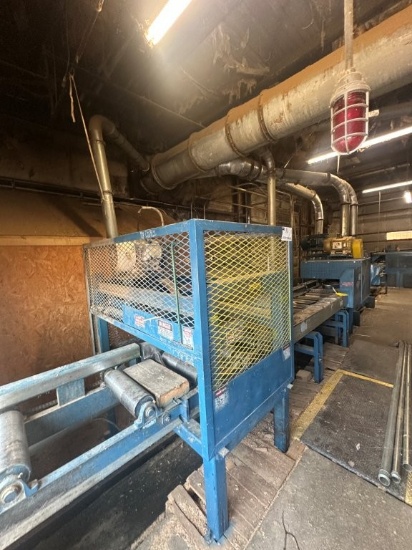 Brewer Model 1695 Cut-Off Saw (Feeds From Left To Right), 25 HP Motor on Saw Arbor, 18 Inch x 8 Ft 5