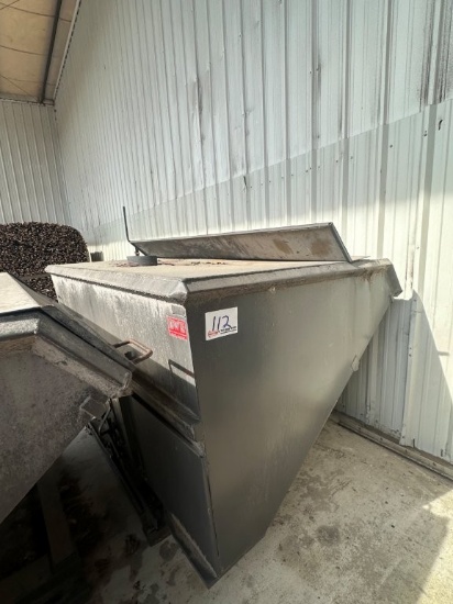 BWE Self Dumping Hopper with Top Cover. Located at 3360 Cansler Circle., Maiden, NC 28650. NC Sales