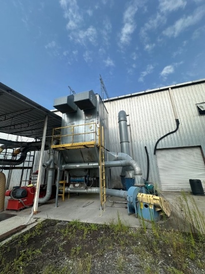2019 Nederman Dust System with 3 Trailer loading (Blower) Ports, Baghouse Dust Collector Model 89519