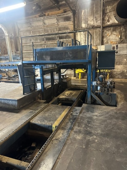 Brewer Automatic Pallet Board Stacker, 60 Inch Max Material Length, 20 Ft 2 Strand Haul-Out Deck, 10