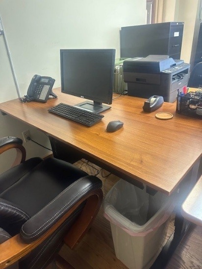 All Computer Monitors and Keyboards in Office Building, Approx 6. Located at 3360 Cansler Circle, Ma