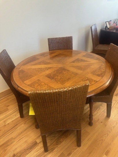 Kitchen Table/Chairs, Microwave Oven, Couch, End table. Located at 3360 Cansler Circle, Maiden, NC.