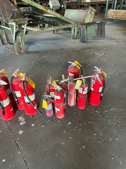(12) Fire Extinguishers. Located at 3360 Cansler Circle., Maiden, NC 28650. NC Sales Tax 7%