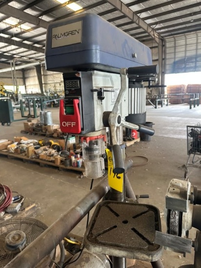 Palmgren Drill Press,Single Phase. Located at 3360 Cansler Circle., Maiden, NC 28650. NC Sales Tax 7