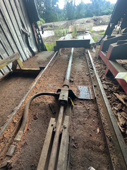 (2) Hydrualic Feed Cylinders, 36ft Over-all Length Approx 35ft of Travel. Located at 172 Looper Ln.,