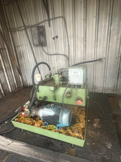 20hp Hydraulic Power Pak with Circulating Pump and Cooler. Located at 172 Looper Ln., Pickens, SC 29