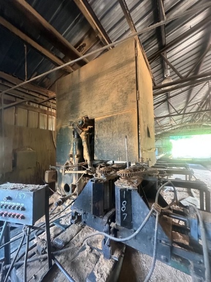 Filer and Stowel 6ft Center Split Band Re-Saw, Mechanical Strain. Located at 172 Looper Ln., Pickens
