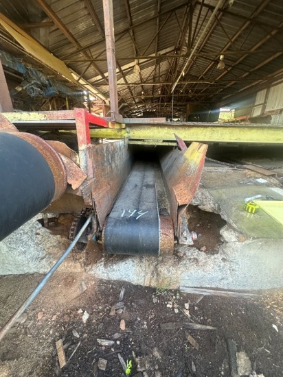 18inch x Approx 65ft Belt Conveyor, Electric Drive. Located at 172 Looper Ln., Pickens, SC 29671. SC