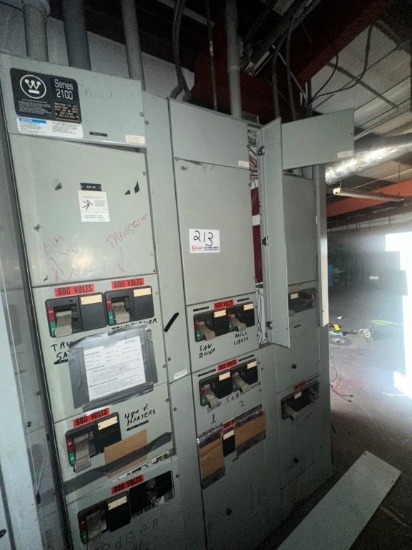 WestingHouse 600 Amp Motor Control Center with 7 Buckets (3 Active). Located at 172 Looper Ln., Pick
