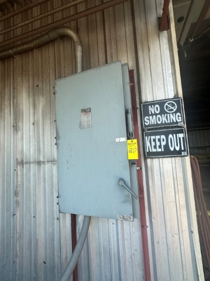 Square-D 600 Amp Non-Fusible Dissconnect. Located at 172 Looper Ln., Pickens, SC 29671. SC Sales Tax