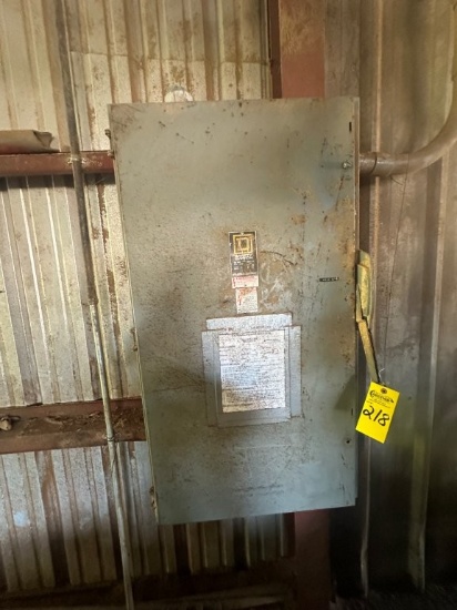Square-D 600 Amp Non-Fusible Dissconnect. Located at 172 Looper Ln., Pickens, SC 29671. SC Sales Tax