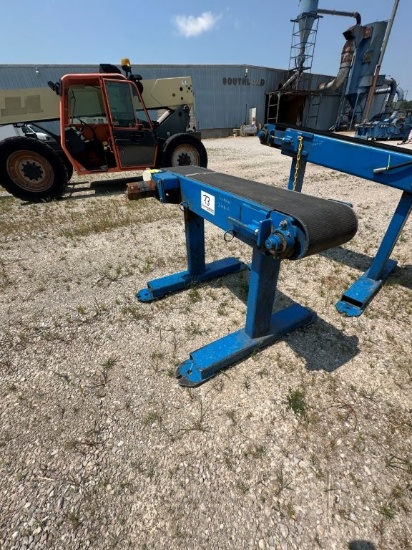 Brewco 11 Inch X 58 Inch Belt Conveyor, Hydraulic Drive, Not Installed. Located 201 Tobacco Rd., Bo