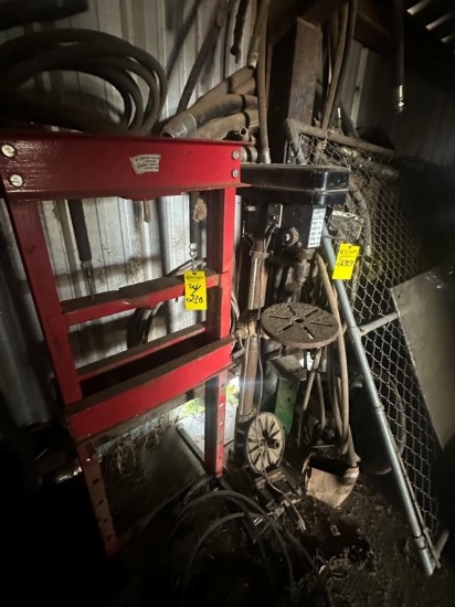 Drill Press and Shop Press (No Hydraulic Jack). Located at 172 Looper Ln., Pickens, SC 29671. SC Sal