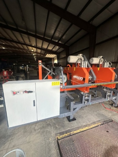 New Wood Mizer HR500 2 Head Resaw. Located at 1995 Lumber Rd., Henry, TN 38231. TN Sales Tax 9.75%