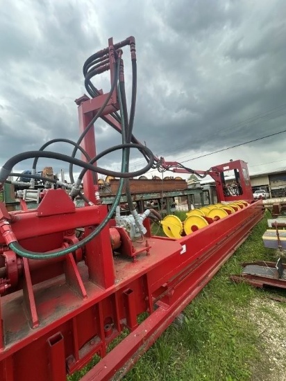 Mellot #36 Rosser Head Debarker with Hydraulic Drive on Head. Located at 1995 Lumber Rd., Henry, TN