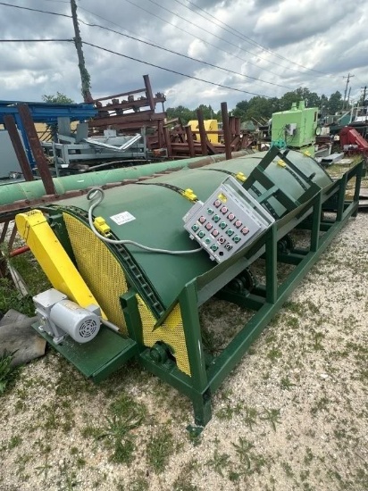 Winston Machine 14ft x 40inch Tall 5 Strand Unscrambler with Electric Drive. Located at 1995 Lumber