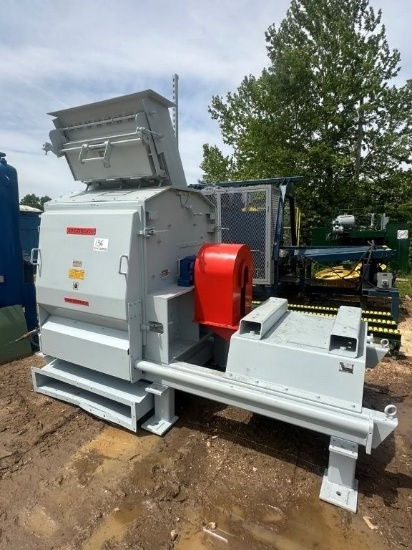 Jacobson 42inch Hammer Mill with Stationary Magnet on Infeed, No Power. Located at 2680 Hwy 22 N., C