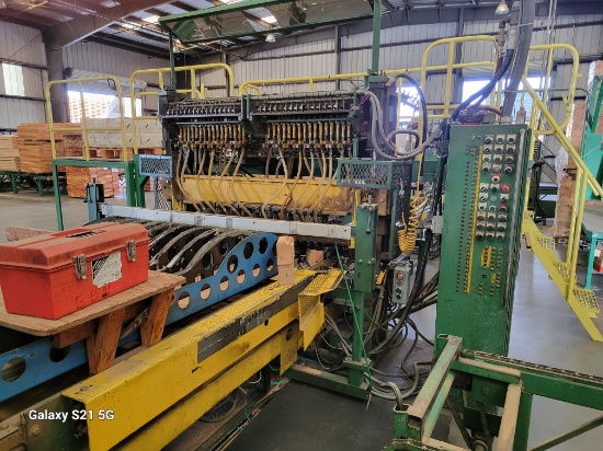2001 GBN Excalibur Nailing Machine. Located at 655 Brunken Ave., Salinas, CA 93901. CA Sales Tax 9.2